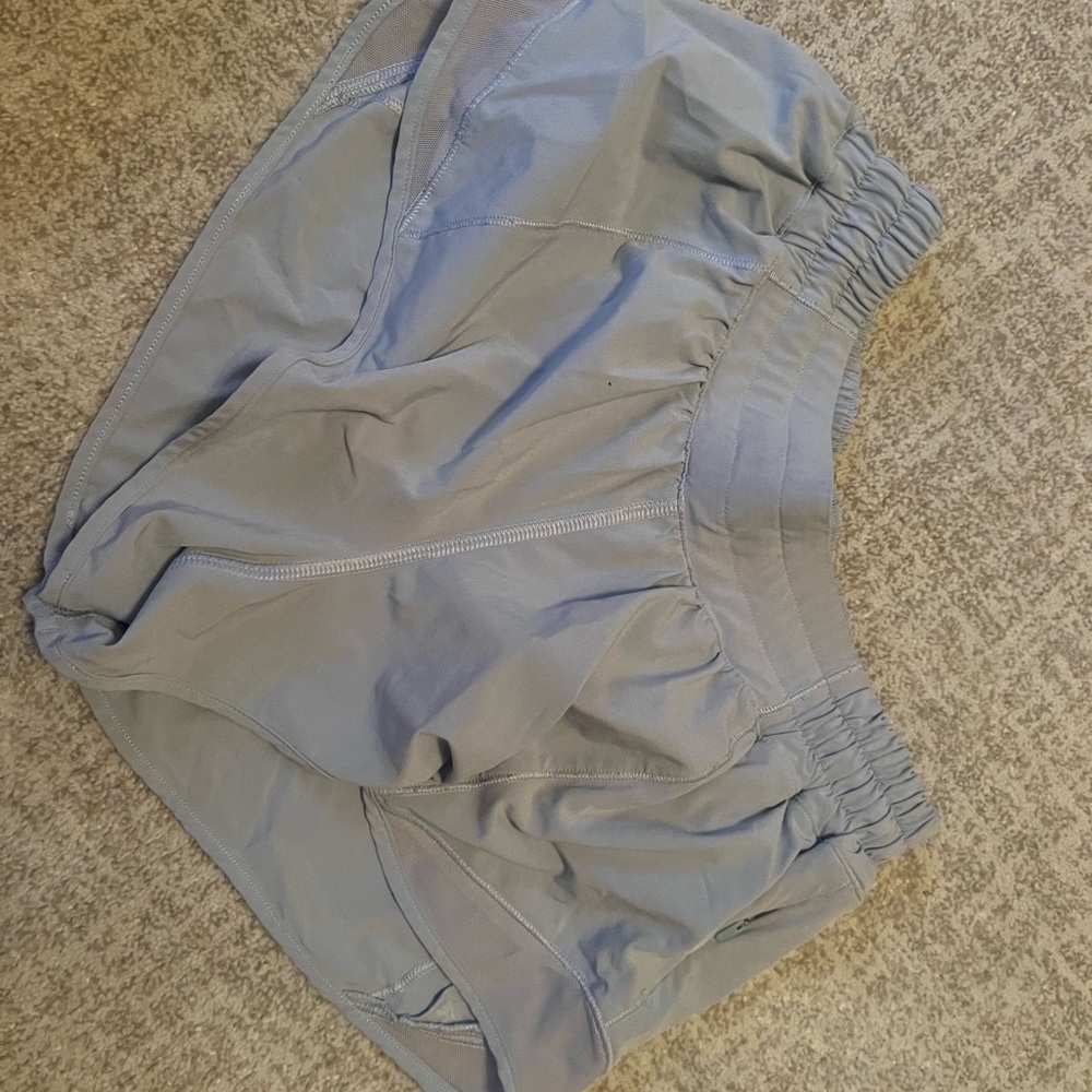 Light blue 2.5 inch hotty hot shorts